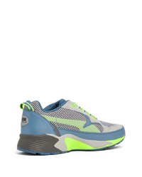 blaue Wildleder niedrige Sneakers von Puma