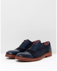 blaue Wildleder Oxford Schuhe von Ted Baker