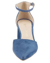blaue Wildleder Pumps von Betty Barclay Shoes