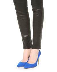 blaue Wildleder Pumps von LK Bennett