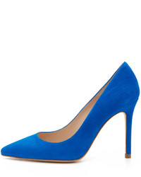 blaue Wildleder Pumps von LK Bennett