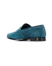 blaue Wildleder Slipper mit Quasten von Fabi