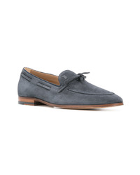 blaue Wildleder Slipper von Tod's