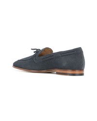 blaue Wildleder Slipper von Tod's