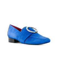 blaue Wildleder Slipper von Dorateymur