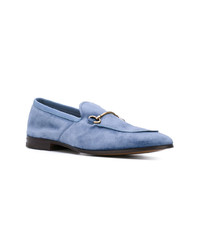 blaue Wildleder Slipper von Henderson Baracco