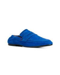 blaue Wildleder Slipper von Joseph