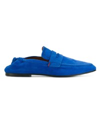 blaue Wildleder Slipper von Joseph