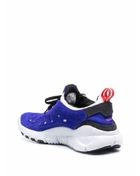 blaue Wildleder Sportschuhe von Nike