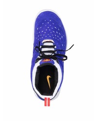 blaue Wildleder Sportschuhe von Nike