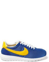 blaue Wildleder Sportschuhe von Nike