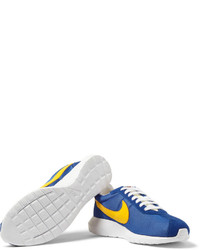 blaue Wildleder Sportschuhe von Nike