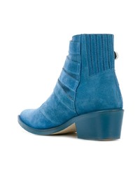 blaue Wildleder Stiefeletten von Toga Pulla