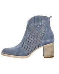 blaue Wildleder Stiefeletten von Nero Giardini