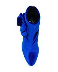 blaue Wildleder Stiefeletten von Giuseppe Zanotti Design