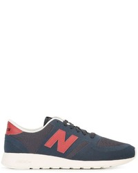 blaue Wildleder Turnschuhe von New Balance