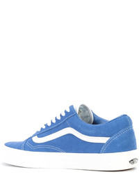 blaue Wildleder Turnschuhe von Vans