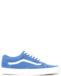 blaue Wildleder Turnschuhe von Vans