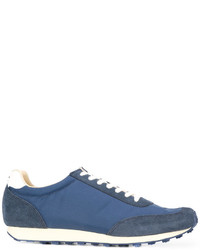 blaue Wildleder Turnschuhe von YMC