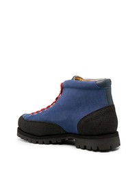 blaue Wildlederarbeitsstiefel von Paraboot