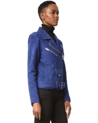 blaue Wildlederjacke von Veda