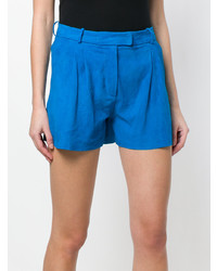 blaue Wildledershorts von Salvatore Santoro