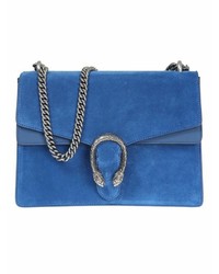 blaue Wildledertaschen von Gucci