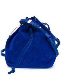 blaue Wildledertaschen von Sophie Hulme