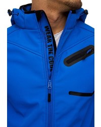 blaue Windjacke von INDICODE