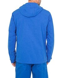 blaue Windjacke von VAUDE