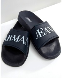 blaue Zehensandalen von Armani Jeans