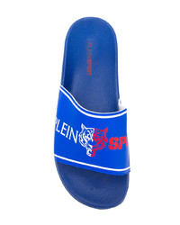 blaue Zehensandalen von Plein Sport