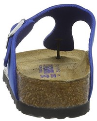 blaue Zehentrenner von Birkenstock