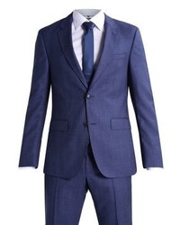 blauer Anzug mit Karomuster von Tommy Hilfiger