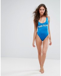 blauer Badeanzug von Bikini Lab
