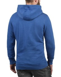 blauer bedruckter Pullover mit einem Kapuze von BLEND