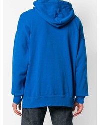 blauer bedruckter Pullover mit einem Kapuze von Isabel Marant