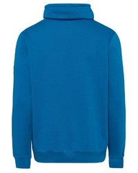 blauer bedruckter Pullover mit einem Kapuze von ROADSIGN australia