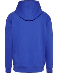 blauer bedruckter Pullover mit einem Kapuze von Tommy Jeans