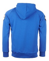 blauer bedruckter Pullover mit einem Kapuze von TOP GUN
