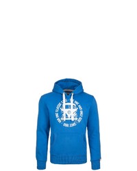 blauer bedruckter Pullover mit einem Kapuze von Van One CLASSIC CARS