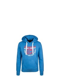 blauer bedruckter Pullover mit einem Kapuze von Van One CLASSIC CARS