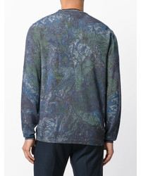 blauer bedruckter Pullover von Etro