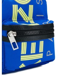 blauer bedruckter Rucksack von Kenzo