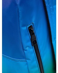 blauer bestickter Rucksack von VERSACE JEANS COUTURE