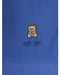 blauer bestickter Schal von Moschino