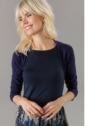 blauer Bolero von Aniston SELECTED