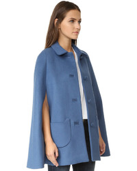 blauer Cape Mantel von Paul & Joe Sister