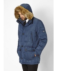 blauer Daunenmantel von S4 JACKETS