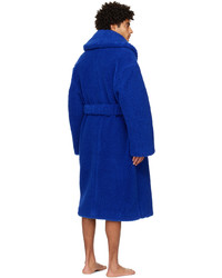 blauer Fleece-Mantel von Casablanca